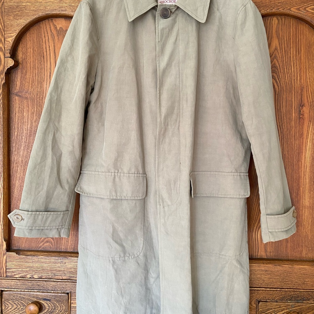 Shockoe Atelier 3/4 length raincoat